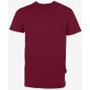 Hrm Pánske tričko z organickej bavlny HRM102 Bordeaux 3XL