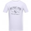 ALPINE PRO SUMEK BIELA PÁNSKE BAVLNENÉ TRIČKO XXL