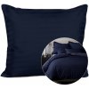 Darymex SATÉNOVÁ OBLIEČKA NA VANKÚŠ CIZGILI NAVY BLUE 70X80 CM EXCLUSIVE TMAVOMODRÁ