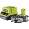 RYOBI Sada 18 V lítium iónová batéria 2,5 Ah s nabíjačkou RC18120 ONE + 5133003359