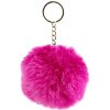 BAAGL Chlpatý prívesok na kľúče, ružový