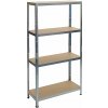 Racks RAT20 HD, regál 180x90x45 cm, kovový, max. 265 kg/polica