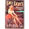 Ceduľa Easy Eights Billiards Pool Plechová tabuľa