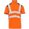Payper GUARD+ FLUO Pánska dvojfarebná reflexná polokošeľa oranžová/navy blue 5XL