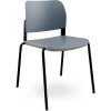 LD SEATING Konferenčná stolička DUO, DU-01-N1, čierna kostra