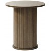 Furniria Dizajnový odkladací stolík Vasiliy 50 cm dymový dub