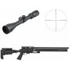 Kuzey Arms Výhodný set PCP vzduchovka Kuzey K600 Tactical 6,35mm a puškohled VictOptics PAC 3-9x40