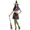 KOSTÝM ČARODEJNICA FIALOVÁ HALLOWEEN M