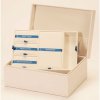 Kožená šperkovnica Mele&Co. Baby Memories blue
