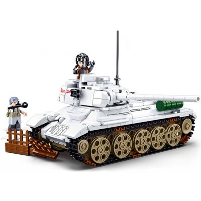 Sluban B0978 Biely tank T-34/85