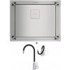 Teka FLEXLINEA RS15 50.40 X nerezová oceľ + Deante NEO LUNO BOC B720 nerezová oceľ