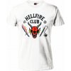 Stranger Things - Hellfire Club tričko biele pánske