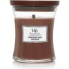 WoodWick Stone Washed Suede vonná sviečka s dreveným knôtom 275 g