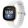BStrap Leather Lux remienok na Fitbit Versa 3, white (SFI012C02)