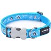 Red Dingo obojok Penguin Turquoise veľ. S