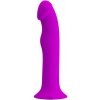 Pretty Love Murray Vibrating Dildo 19 cm Purple