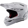 prilba SUPERTECH S-M10 SOLID ALPINESTARS biela 2025 Veľkosť: L (obvod 59 - 60 cm), Veľkost: L (obvod 59 - 60 cm)