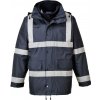 PORTWEST IONA TRAFFIC S431 / Vodeodolná reflexná bunda 3v1 - námorná modrá L