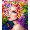 Amparo Miranda® Maľovanie podľa čísiel Dievča s kvety
