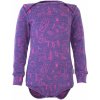 ActiveKids - detské funkčné oblečenie a doplnky ActiveKids merino teplé body detské Lesné zvieratká Farba: Fialová, Veľkosť: 92 - 98/104