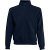 Fruit of the Loom Mikina Classic Zip-Neck Sweat s 1/4 zipem COT162114a3613-deep navy 3XL Navy deep