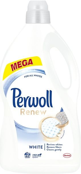 Perwoll Renew White prací gel 3,72 l 62 PD