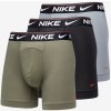 Nike Dri-FIT Ultra Comfort Boxer Brief 3-Pack Cool Grey/ Medium Olive/ Black M