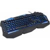 Herná klávesnica C-TECH Scorpia V2 (GKB-119), pre gaming, CZ/SK, 7 farebné podsvietenie, programovateľné, čierna, USB GKB-119
