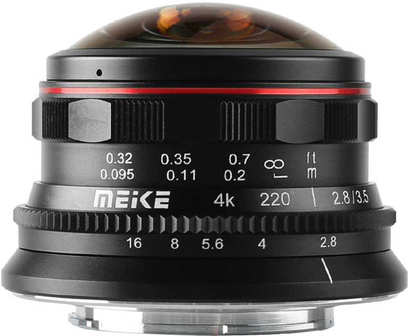 MEIKE 3,5 mm f/2,8 Fisheye Circular MFT