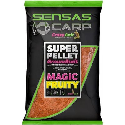 Sensas Super Pellet Groundbait Magic Fruity 1kg