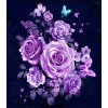 Amparo Miranda® Diamantový obrázok Fialové ruže