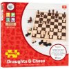 Bigjigs Toys Drevený šach a dáma