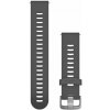 Garmin Quick Release 20mm, silikonový šedý, stříbrná přezka 010-11251-1N