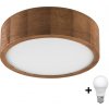 Brilagi Brilagi - LED Stropné svietidlo CARVALHO 1xE27/60W/230V dub čerešňa pr. 27 cm BG0845 + záruka 3 roky zadarmo