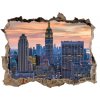 Fototapeta díra na zeď 3D Manhattan new york city 95x64 cm