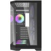 Počítačová skříň Darflash FT418 PRO + 7 ventilátorů aRGB (černá)