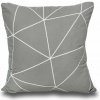 Kvalitex Obliečka na vankúš bavlna NORDIC COLLECTION GRID sivé Rozmer: 45x60cm