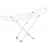 SONGMICS Skladací sušiak na bielizeň s krídlami 182 x 103 x 50 cm biely