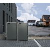 Hide box na odpadky - 2 koše (140l), sivá farba 63x121x115 cm, NOVINKA
