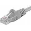 PremiumCord sputp002 patch UTP, RJ45-RJ45, level 5e, 0,25m, šedý