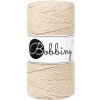 Bobbiny Macramé Cord 3 mm Tmavě béžová (Warm Beige)