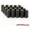 JAPAN RACING Uzavreté kovové kované Matice JN2S M12x1,5 - ČIERNA 35mm