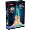 CUBICFUN 3D puzzle svítící Socha Svobody 79 ks