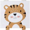 KRABIČKA NA DROBNOSTI PRE DETI S MOTÍVOM TIGRA MDF 15 X 15 X 7 CM