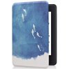 Armori Trimer T116, púzdro pre Amazon Kindle Paperwhite 1/2/3 - magnetické zatváranie, AutoSleep, motív Dolphins (Obal na čítačku Amazon Kindle Paperwhite 1/2/3 - ARMORI TRIMER T116, motív Dolphins, m