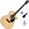 Pasadena PGC-100E SET Natural Elektroakustická gitara Jumbo