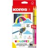 Kores Kolores 12 + 4 farby 14 ks