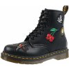 topánky kožené Dr. Martens 8 dírkové Čierna