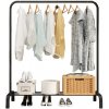 Textilomanie Stojan na oblečenie RAXIO 150x110x40 cm, čierny