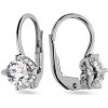 iZlato Forever náušnice so zirkónmi v bielom zlate Bethie IZ21624ANHR